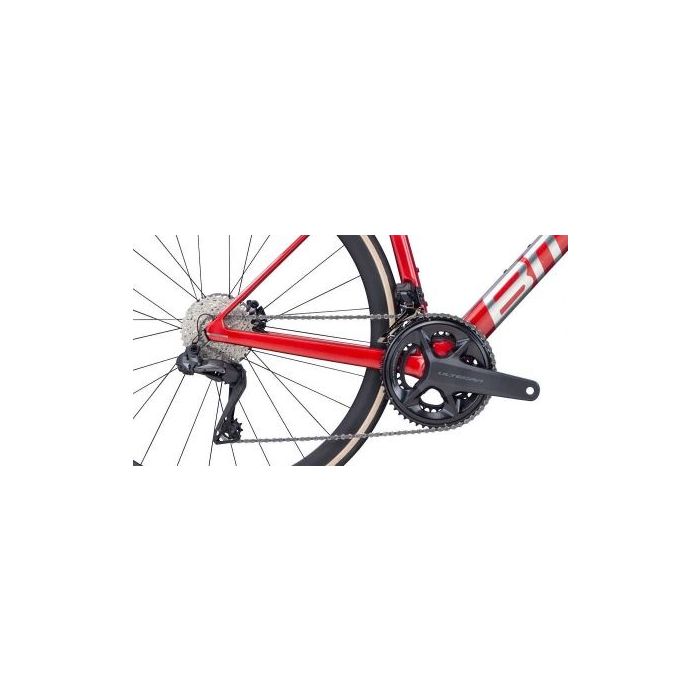BMC Teammachine SLR One, Shimano Ultegra Di2, Prisma Red Brushed Alloy Bild 2