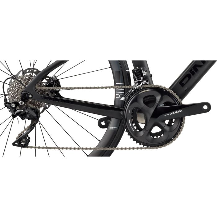 Pinarello X3 Disk Shimano 105 Di2, Fulcrum Racing 800 DB Laufräder, D160 Deep Black Bild 5