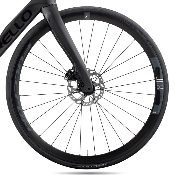 Pinarello X3 Disk Shimano 105 Di2, Fulcrum Racing 800 DB Laufräder, D160 Deep Black Bild 6