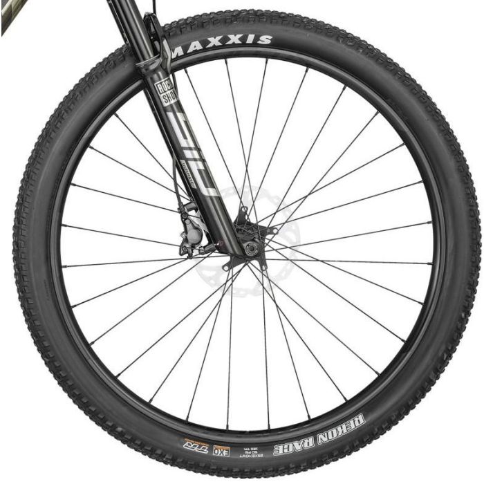 Scott Spark RC World Cup EVO TR, SRAM XX SL AXS Transmission, Raw Carbon Yellow Flakes Chrome Bild 3