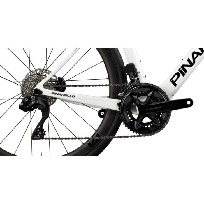 Pinarello X5 Disk Shimano 105 Di2, MOST Ultrafast Carbon, Xolo White Bild 2