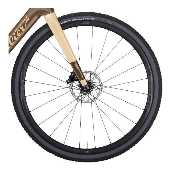 Wilier Rave SL Sram Force XPLR AXS, Miche Graff XL, Brown Sand Glossy Bild 3