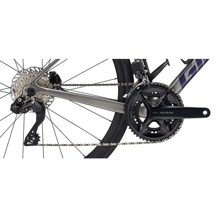 Giant Defy Advanced 1, Shimano 105 Di2, Charcoal Milky Way Bild 2