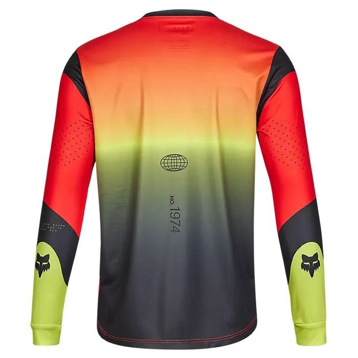 Fox Racing Ranger Revise Jersey Youth, Rot Gelb Bild 2