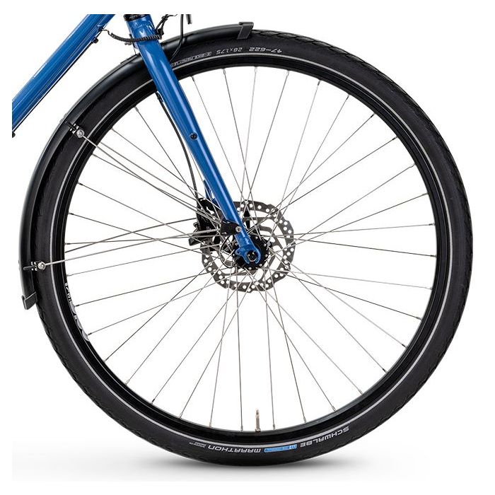 VSF fahrradmanufaktur T-500 Disc Limited Edition, Shimano Cues 20, Tansanit Blue Glänzend, Diamant Bild 3