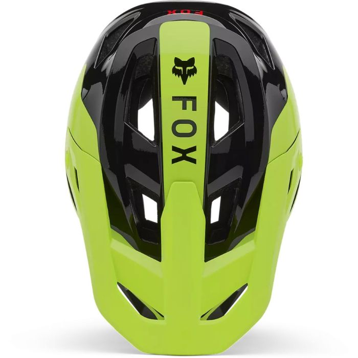 Fox Racing Rampage Barge Full Face Helm Fluorescent Yellow Bild 4
