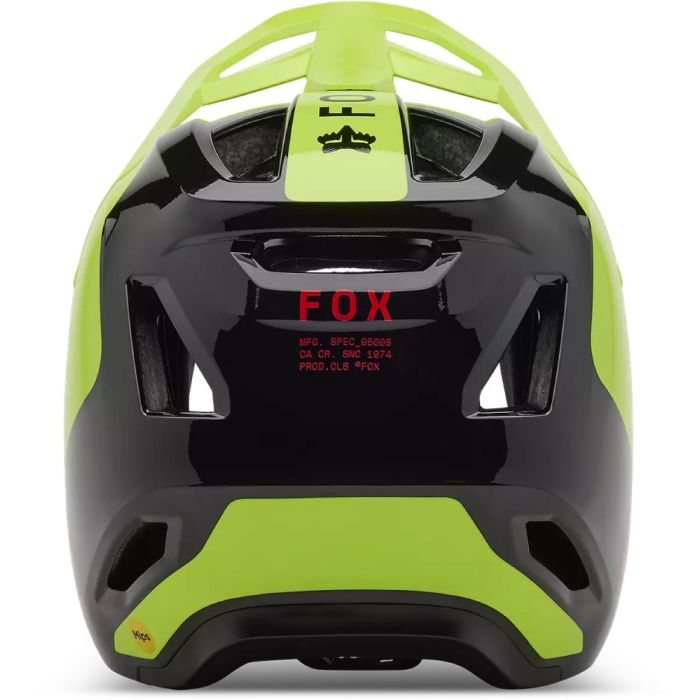 Fox Racing Rampage Barge Full Face Helm Fluorescent Yellow Bild 5