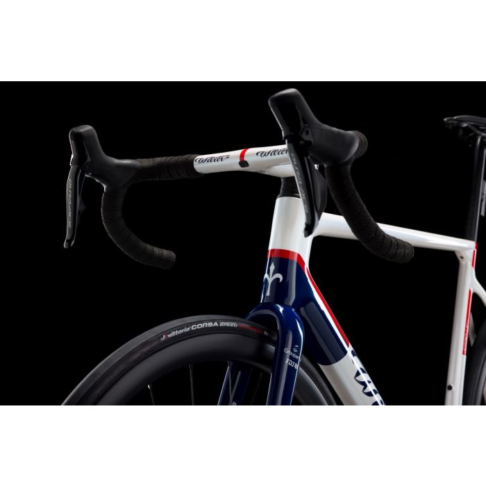 Wilier Verticale SLR, Sram Red AXS PM, Miche Kleos RD 36, Groupama FDJ Bild 4