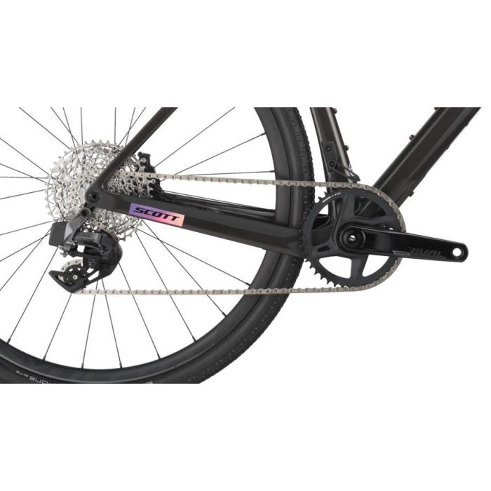 Scott Addict Gravel 30, Sram Rival eTap AXS 1x12, Carbon Black Bild 3