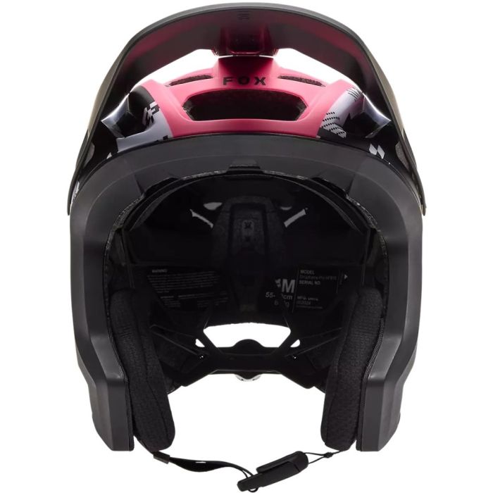 Fox Racing Dropframe Pro Digi Image MTB Helm Black White Bild 3
