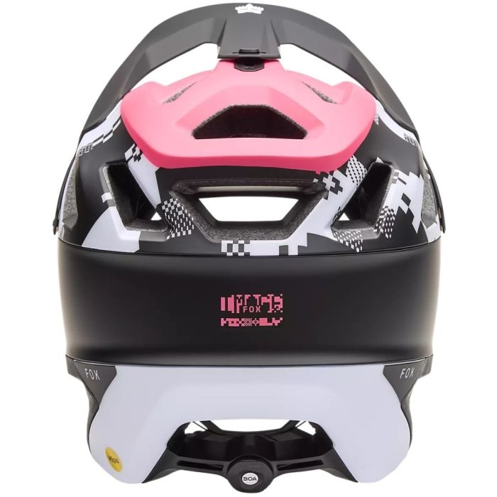 Fox Racing Dropframe Pro Digi Image MTB Helm Black White Bild 6