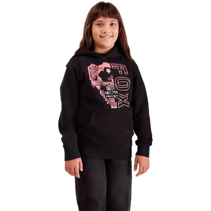 Fox Racing Image Skull Kapuzenpullover Youth, Black Bild 3