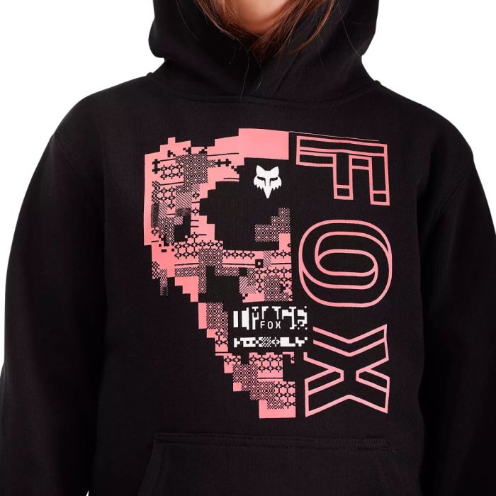 Fox Racing Image Skull Kapuzenpullover Youth, Black Bild 5