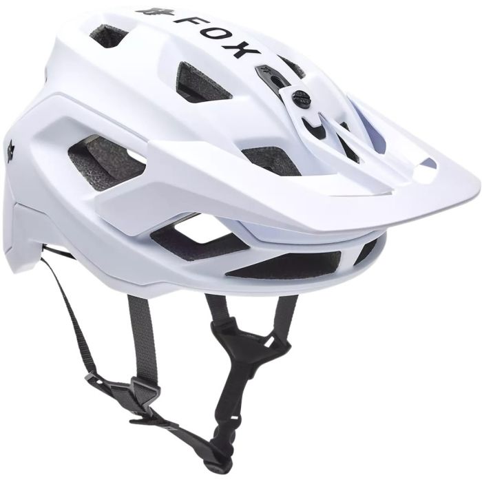 Fox Racing Speedframe MTB Helm, Solid White Bild 2