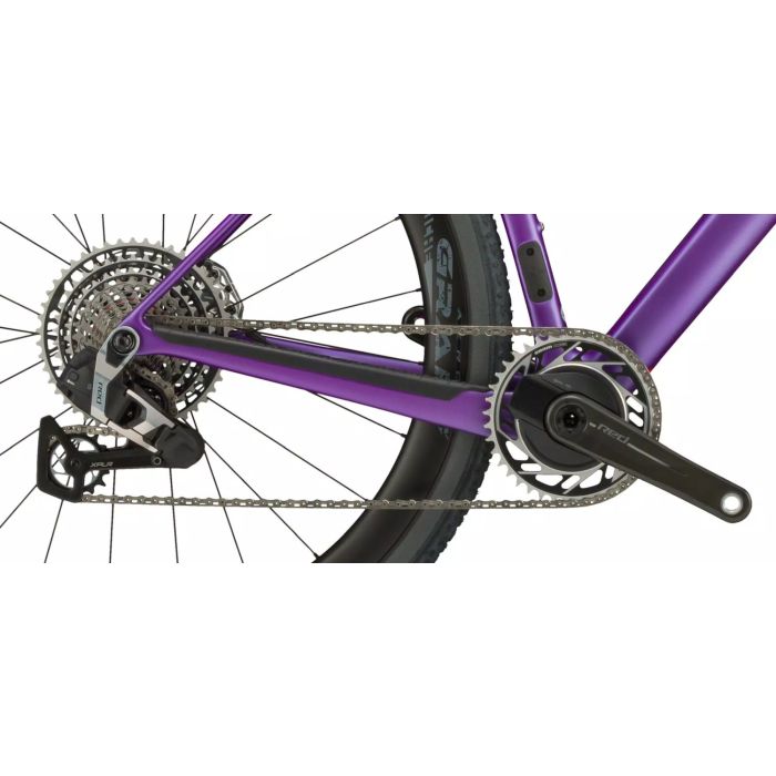 Wilier Rave SLR Sram Force AXS 1x12, Miche Graff Aero 42 Carbon Wheels, Purple Black Matt Bild 2