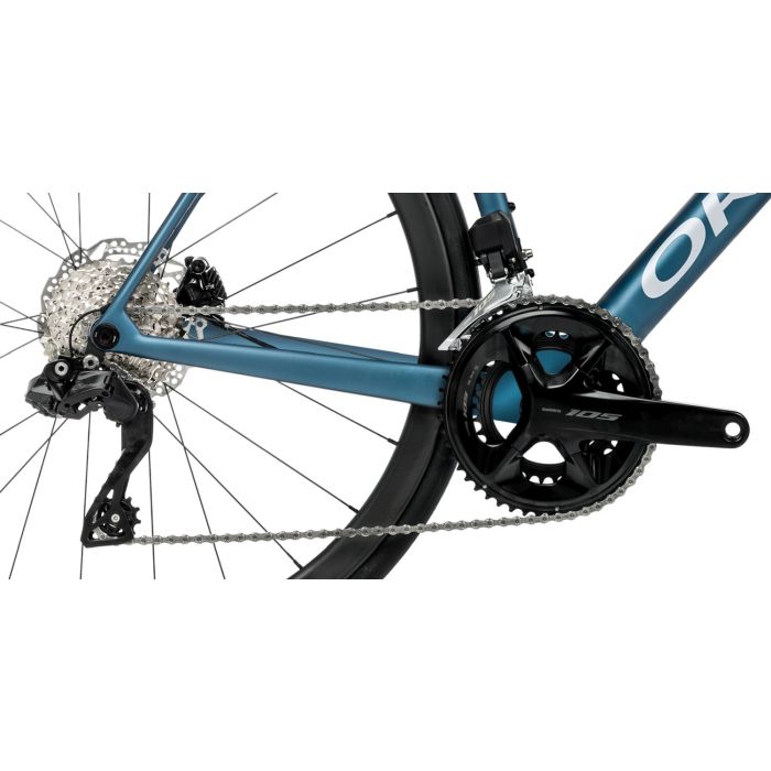 Orbea Orca M35i, Shimano 105 Di2, Slate Blue Halo Silver Bild 2