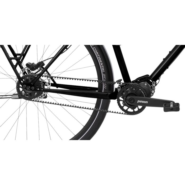 Tout Terrain Amber Road Xpress Select 3.1 Pinion C1.12 Riemenantrieb, Schwarz Glänzend, Trapez Bild 2