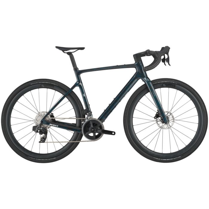 Scott Addict Gravel 20, Sram Rival eTap AXS 2x12, Petrol Black Bild 1 Scott Addict Gravel 20, Sram Rival eTap AXS 2x12, Petrol Black Bild 1