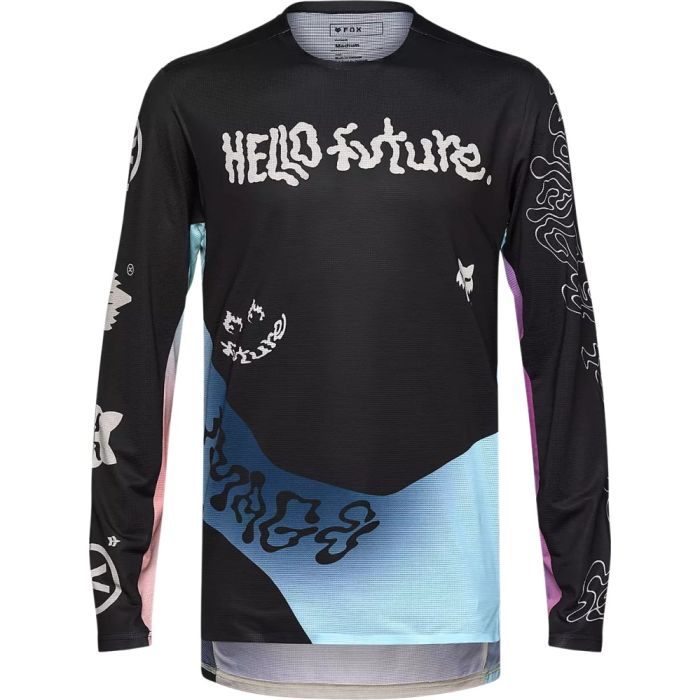 Fox Racing Flexair LS Jersey Hello Future, Cream Bild 1 Fox Racing Flexair LS Jersey Hello Future, Cream Bild 1
