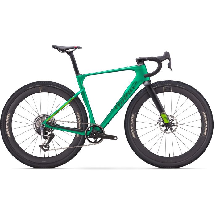 Wilier Rave SLR ID2 Sram Rival AXS 1x13, Miche Graff Alu Wheels, Pixel Green Matt Bild 1