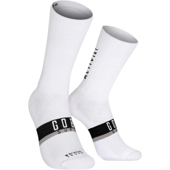 Gobik Socken Superb Unisex Extra Long White Axis Bild 1 Gobik Socken Superb Unisex Extra Long White Axis Bild 1