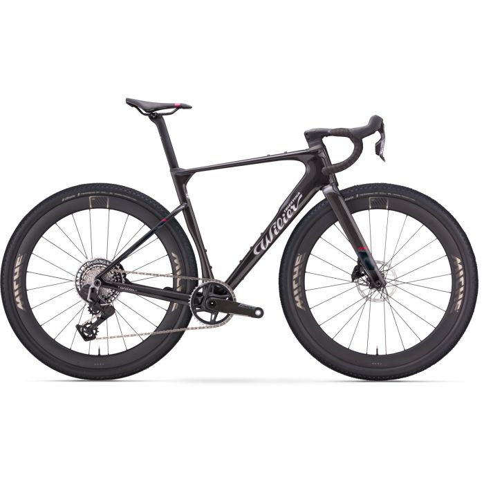 Wilier Rave SLR ID2 Sram Rival XPLR 1x13, Miche Graff Carbon Wheels, Glitch Black Glossy Bild 1
