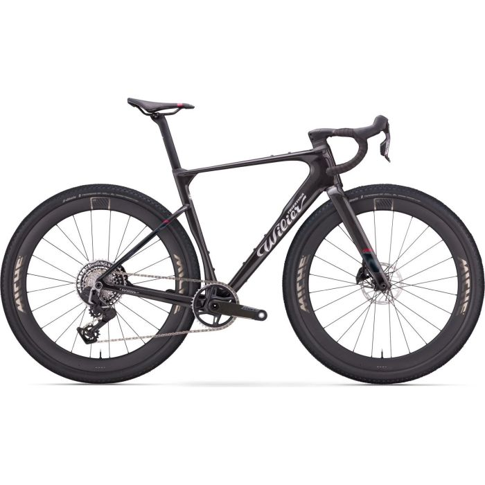 Wilier Rave SLR ID2 Sram Rival XPLR 1x13, Miche Graff Alu Wheels, Glitch Black Glossy Bild 1