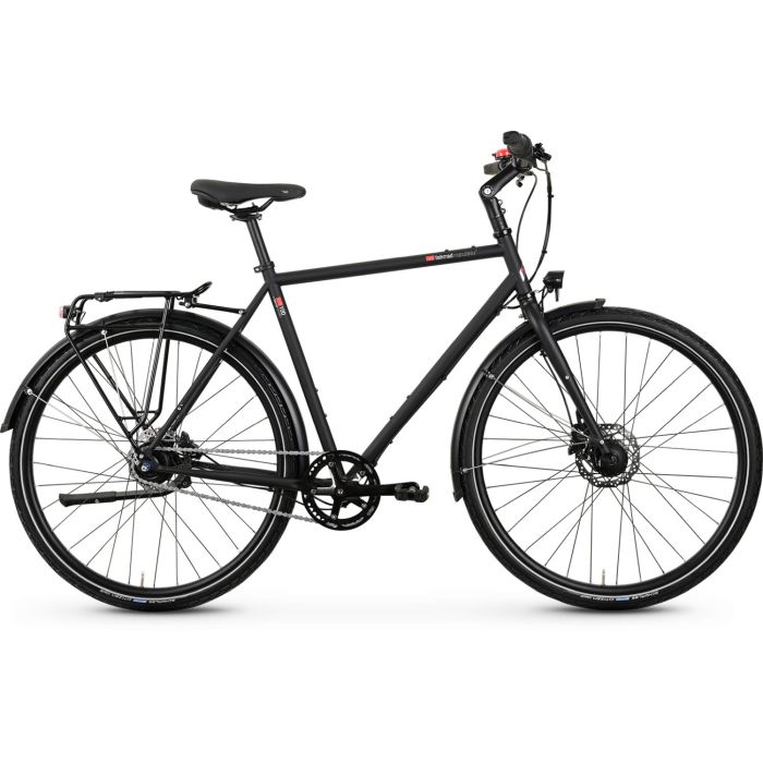 VSF fahrradmanufaktur T-100 Shimano Nexus 8 Gang, Ebony Matt, Diamant Bild 1