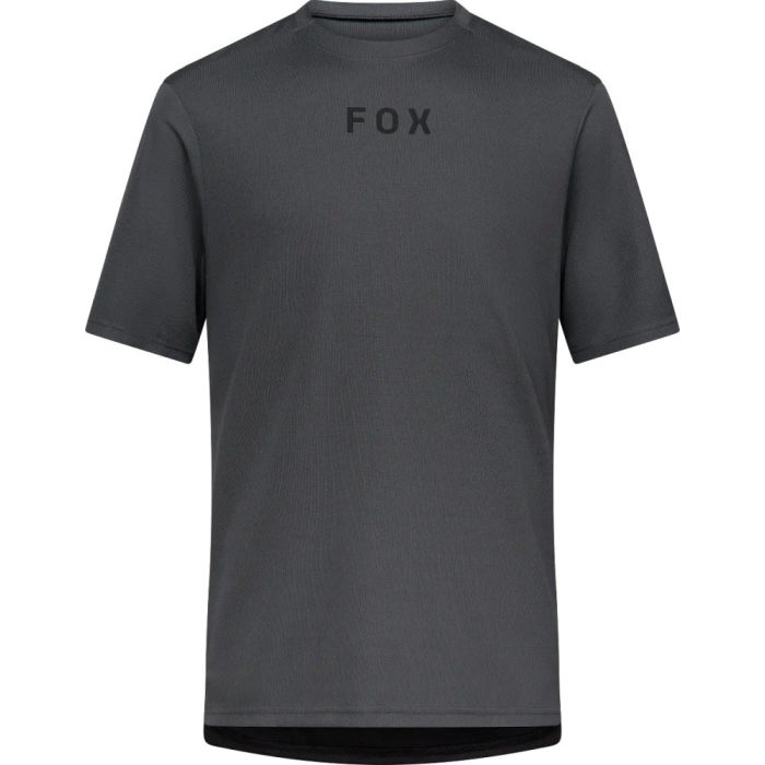 Fox Racing Ranger Wordmark SS Jersey Men, Dark Shadow Grey Bild 1