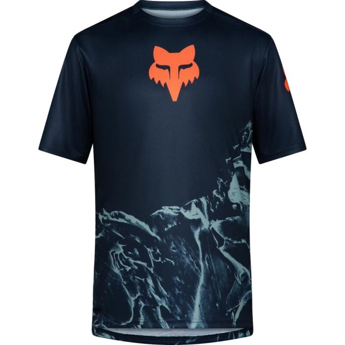 Fox Racing Ranger Image Print SS Jersey Men, Arctic Blue Bild 1