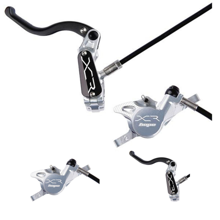 Hope XCR Pro X2 Scheibenbrems Set VR+ HR ohne Bremsscheiben Bild 1 Hope XCR Pro X2 Scheibenbrems Set VR+ HR ohne Bremsscheiben Bild 1