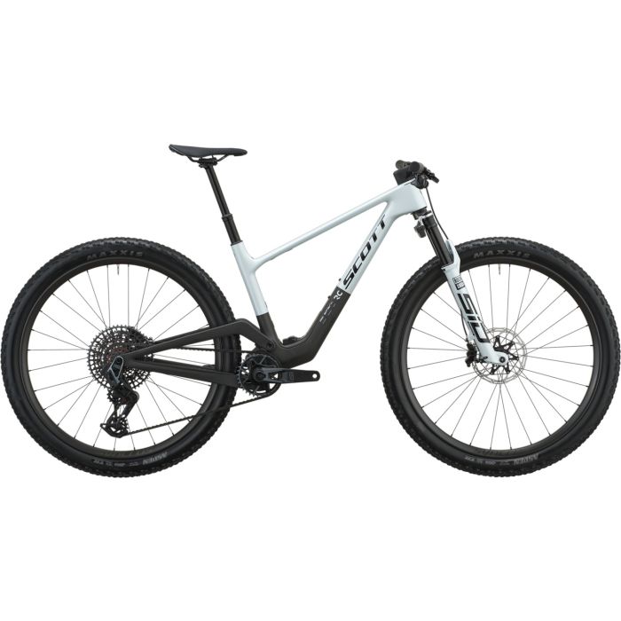Scott Spark RC World Cup, SRAM X0 AXS Transmission, Cumulus White Carbon Black Bild 1 Scott Spark RC World Cup, SRAM X0 AXS Transmission, Cumulus White Carbon Black Bild 1