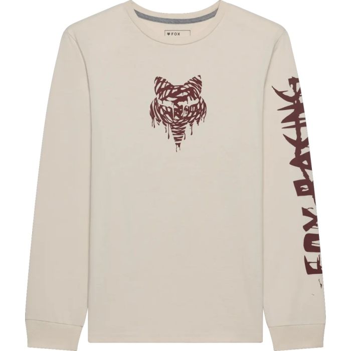 Fox Racing Roughcut Dry Release langarm T-Shirt, Chalk Bild 1