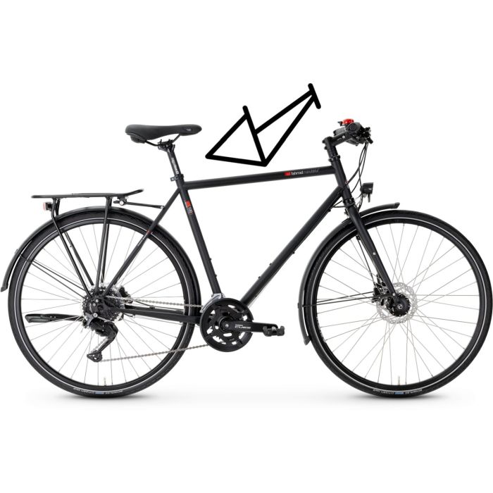 VSF fahrradmanufaktur T-100 Shimano Cues 18 Gang, Ebony Matt Trapez Bild 1 VSF fahrradmanufaktur T-100 Shimano Cues 18 Gang, Ebony Matt Trapez Bild 1