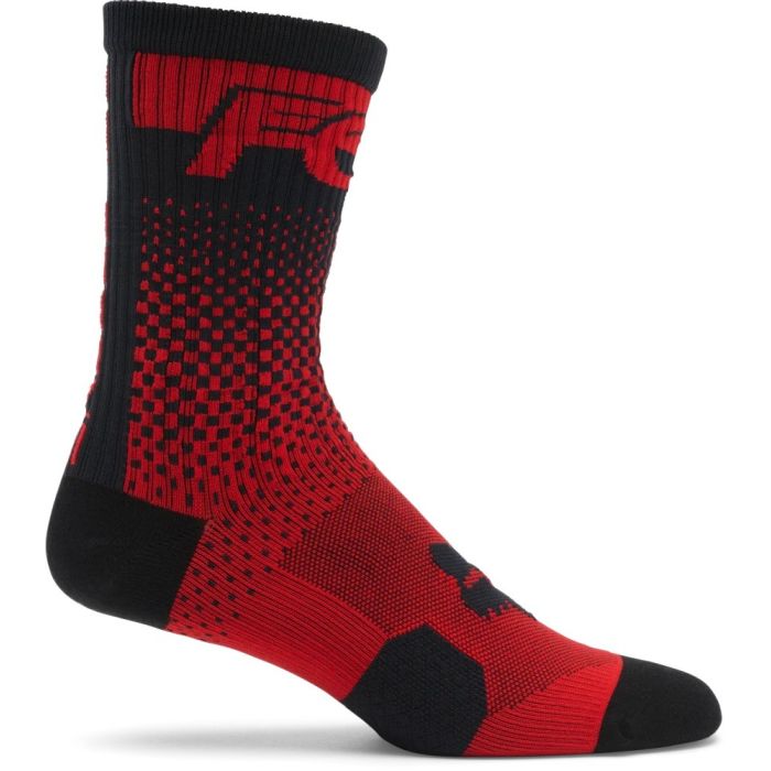 Fox Racing Ranger 8" Sock Goldstone Special Edition Fluorescent Red Bild 1 Fox Racing Ranger 8" Sock Goldstone Special Edition Fluorescent Red Bild 1