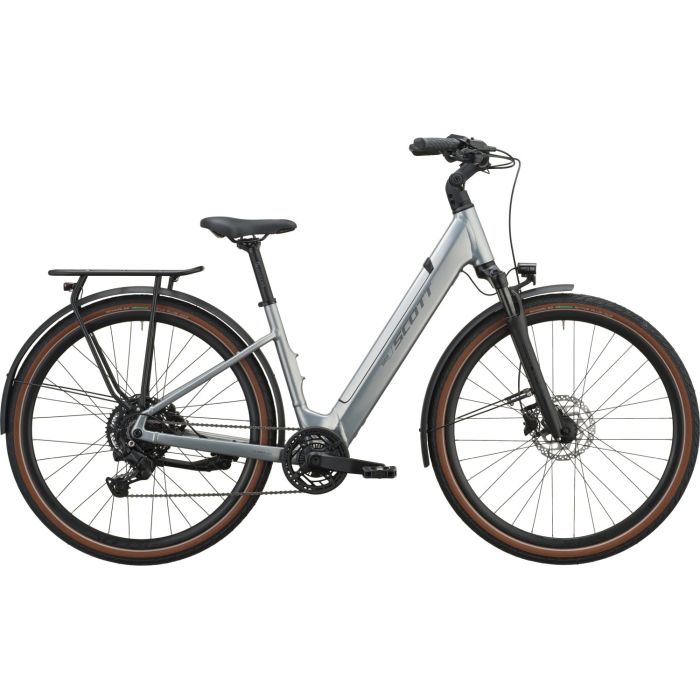Scott Sweep 20 Wave, Bosch Hub Line, 360Wh, Shimano Cues, Chrome Silver Bild 1 Scott Sweep 20 Wave, Bosch Hub Line, 360Wh, Shimano Cues, Chrome Silver Bild 1