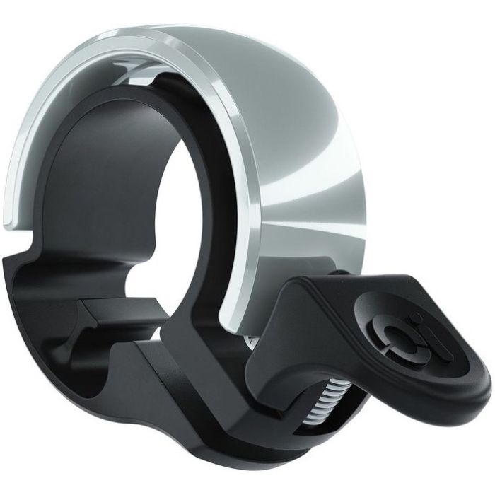Knog Oi Classic Fahrradklingel Black Silver Polished Bild 1 Knog Oi Classic Fahrradklingel Black Silver Polished Bild 1