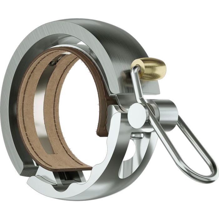 Knog Oi Luxe Fahrradklingel Silver Bild 1 Knog Oi Luxe Fahrradklingel Silver Bild 1