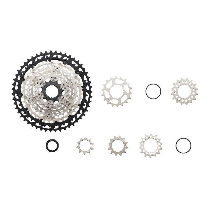 Shimano CS-M8100 Deore XT Kassette, 12-fach, Silver Black Bild 3