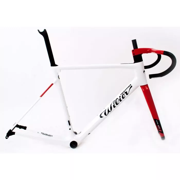 Wilier Zero SLR Frameset Metallic White Red Black Biketime
