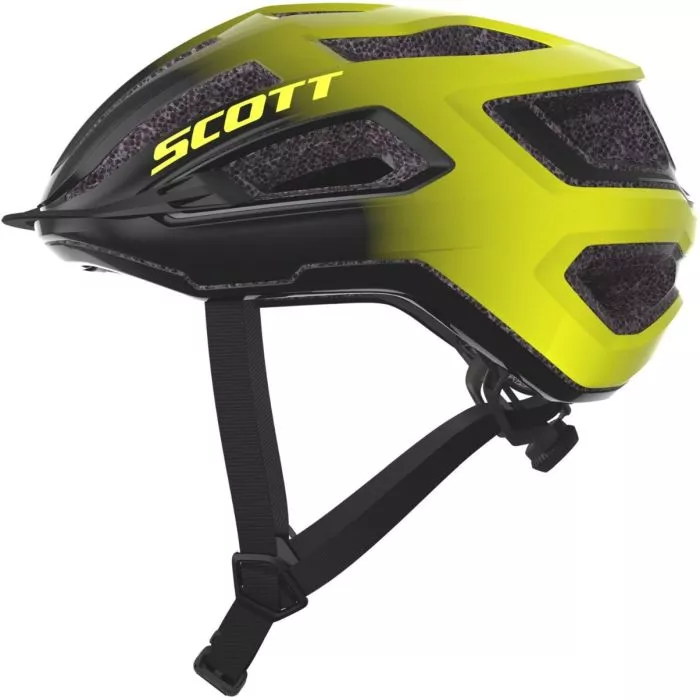 SCOTT Arx Plus Helm Black Radium Yellow RC Biketime