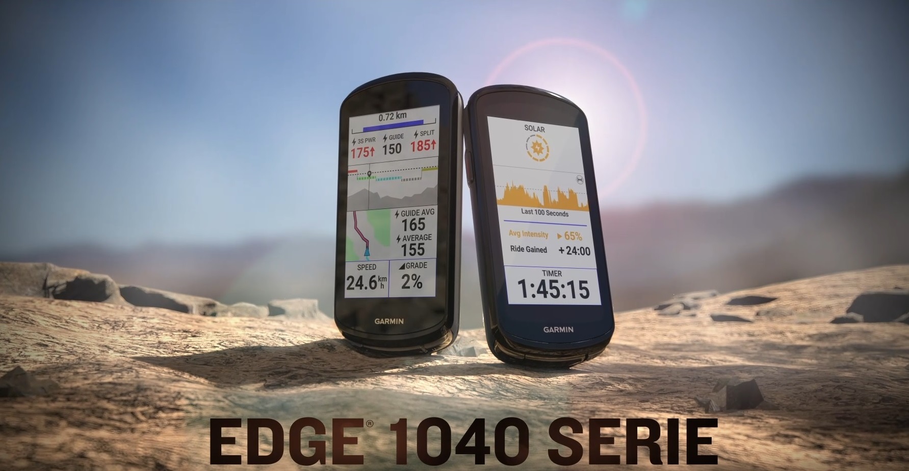 Beide Modelle der Edge 1040 Serie in der Wüste